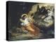 Christ in the Garden of Gethsemane, 1824-27-Eugene Delacroix-Premier Image Canvas
