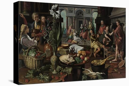 Christ in the House of Martha and Mary, 1553-Pieter Aertsen-Premier Image Canvas