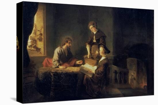 Christ in the House of Martha and Mary-Rembrandt van Rijn-Premier Image Canvas