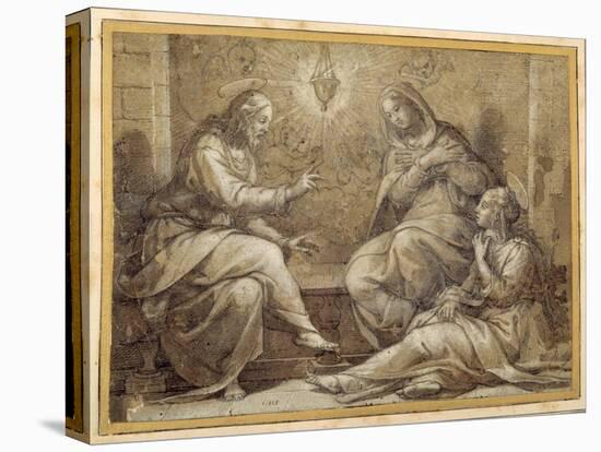 Christ in the House of Martha and Mary-Giorgio Vasari-Premier Image Canvas
