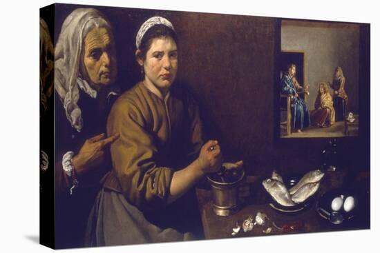 Christ in the House of Mary and Martha, C1618-1622-Diego Velazquez-Premier Image Canvas