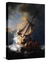 Christ in the Storm on the Lake of Galilee, 1633-Rembrandt van Rijn-Premier Image Canvas