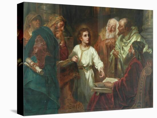 Christ In The Temple-A. Forti-Premier Image Canvas