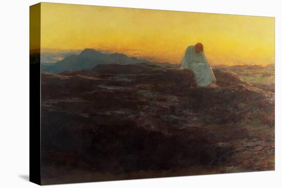 Christ in the Wilderness, 1898-Briton Rivière-Premier Image Canvas