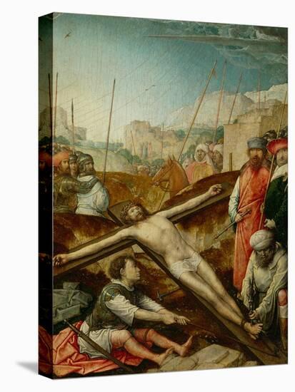 Christ nailed to the cross-Juan de Flandes-Premier Image Canvas