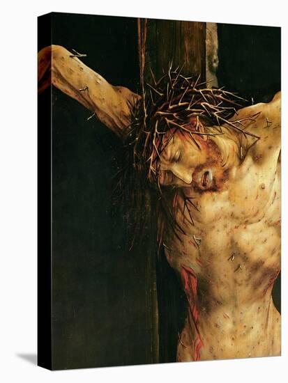 Christ on the Cross, Detail from the Central Crucifixion Panel of the Isenheim Altarpiece,…-Matthias Grünewald-Premier Image Canvas