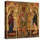 Christ Pantocrator, Virgin and St. John-Onufri Qiprioti-Stretched Canvas