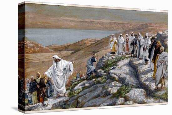 Christ Sending Out the Seventy Disciples, Two by Two-James Tissot-Premier Image Canvas