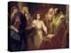 Christ Standing in the Temple Discussing the Scriptures with Five Robed Elders-null-Premier Image Canvas