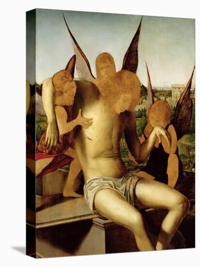 Christ Supported by Three Angels-Antonello da Messina-Premier Image Canvas