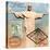 "Christ the Redeemer" Brazil Vintage Postcard Collage-Piddix-Stretched Canvas