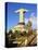 Christ the Redeemer Statue from Rear, Corcovado, Rio De Janeiro, Brazil, South America-Upperhall-Premier Image Canvas