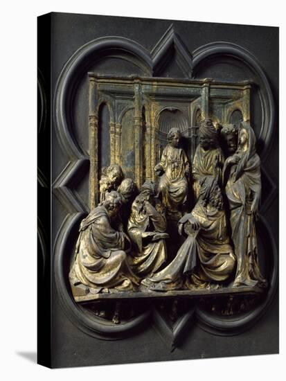 Christ with Doctors, Bronze Panel-null-Premier Image Canvas