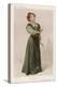 Christabel Pankhurst Women's Rights Advocate and Suffragette-Spy (Leslie M. Ward)-Stretched Canvas