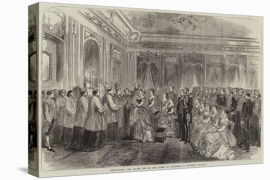 Christening the Infant Son of the Count of Flanders at Brussels-null-Premier Image Canvas