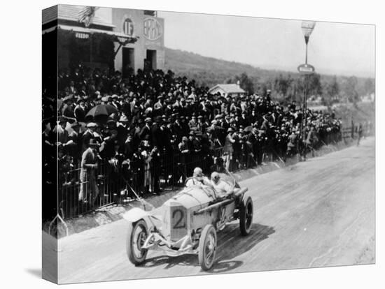 Christian Lautenschlager Passing the Tribunes, in the Targa Florio Race, Sicily, 1922-null-Premier Image Canvas