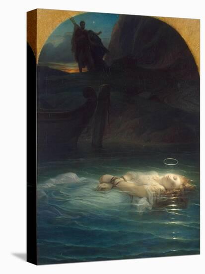 Christian Martyr Drowned in the Tiber During the Reign of Diocletian, 1853-Paul Hippolyte Delaroche-Premier Image Canvas