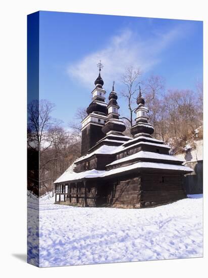 Christian Orthodox Wooden Church of St. Michael from the 18th Century, Prague, Czech Republic-Richard Nebesky-Premier Image Canvas