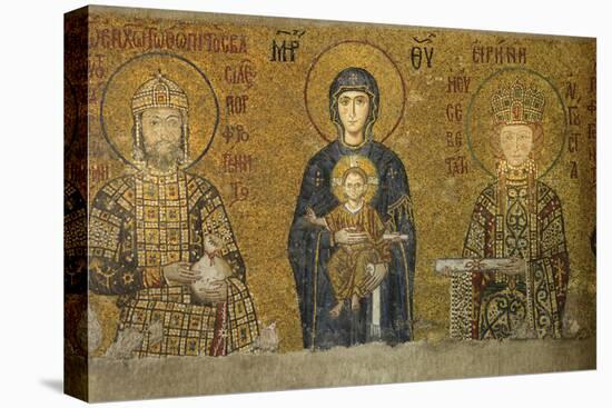 Christian Wall Mosaic. Hagia Sophia. Istanbul. Turkey-Tom Norring-Premier Image Canvas