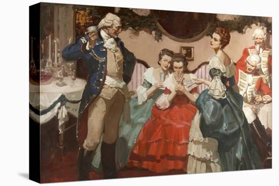 Christmas 1776-Mead Schaeffer-Stretched Canvas