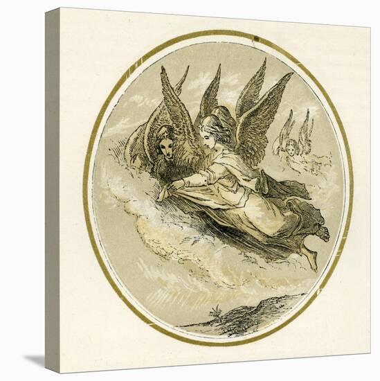 Christmas angels-Myles Birket Foster-Premier Image Canvas