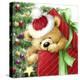 Christmas Bear-MAKIKO-Premier Image Canvas