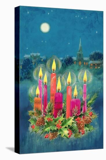 Christmas Candles-Stanley Cooke-Premier Image Canvas