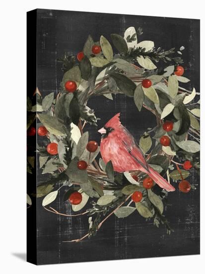 Christmas Cardinal I-Emma Scarvey-Stretched Canvas