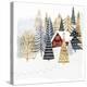 Christmas Chalet I-Victoria Borges-Stretched Canvas