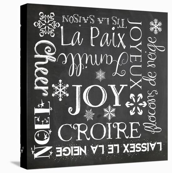 Christmas Chalk 1 French-Erin Clark-Premier Image Canvas