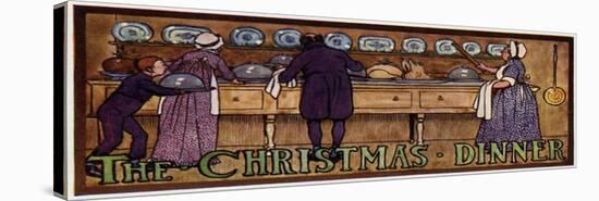 Christmas Cooking-Cecil Aldin-Stretched Canvas
