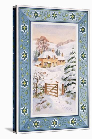 Christmas Cottage-Stanley Cooke-Premier Image Canvas