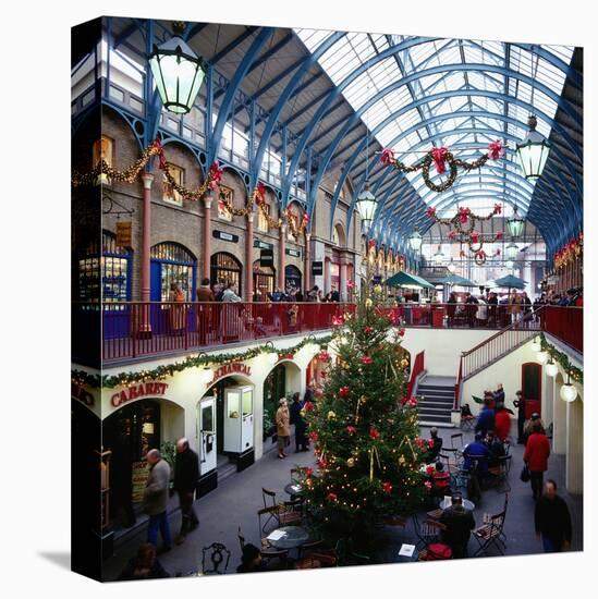 Christmas decoration in Covent Garden, London, South England, Great Britain-null-Stretched Canvas