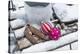 Christmas decoration in the snow, decoration, still life-Andrea Haase-Premier Image Canvas