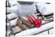 Christmas decoration in the snow, decoration, still life-Andrea Haase-Premier Image Canvas