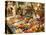 Christmas Decorations at Stall, Christkindlmarkt at Rathausplatz, Innere Stadt-Richard Nebesky-Premier Image Canvas