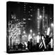 Christmas Decorations in front of the Radio City Music Hall in the Snow on a Winter Night-Philippe Hugonnard-Premier Image Canvas