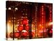 Christmas Decorations in front of the Radio City Music Hall in the Snow-Philippe Hugonnard-Premier Image Canvas