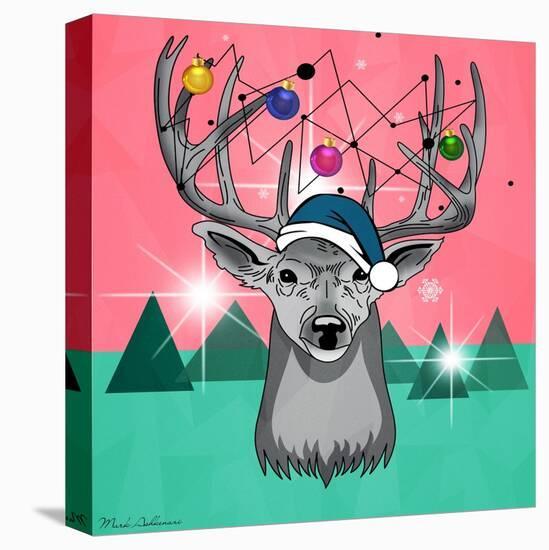 Christmas Deer 3-Mark Ashkenazi-Premier Image Canvas
