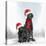 Christmas DOGS-Clare Davis London-Premier Image Canvas