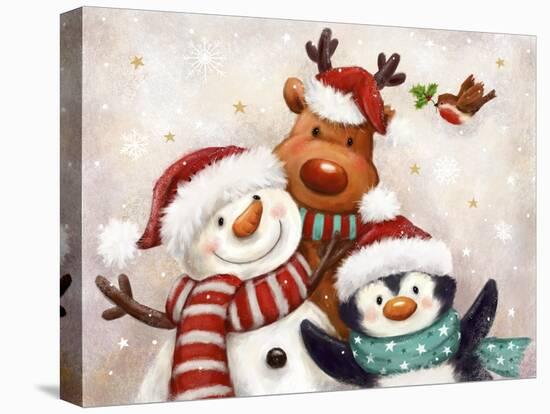 Christmas Friends-MAKIKO-Premier Image Canvas