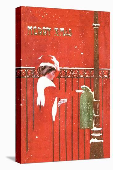 Christmas Greetings-C. Coles Phillips-Stretched Canvas