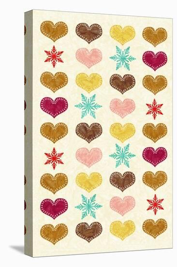 Christmas - Heart Flakes-Gaia Marfurt-Premier Image Canvas