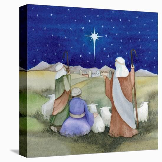 Christmas in Bethlehem IV-Kathleen Parr McKenna-Stretched Canvas