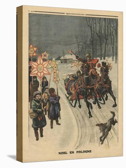 Christmas in Poland, Illustration from 'Le Petit Journal', Supplement Illustre, 24th December 1911-French School-Premier Image Canvas