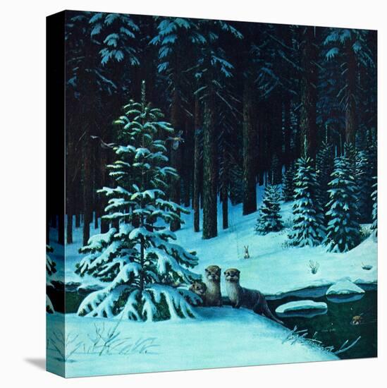 Christmas In the Forest-Stan Galli-Premier Image Canvas