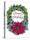 Christmas Ivy Wreath White-Cyndi Lou-Premier Image Canvas