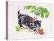 Christmas Kitten-Diane Matthes-Premier Image Canvas