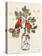 Christmas Lovebirds XIV-Janelle Penner-Stretched Canvas