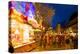 Christmas Market at Dusk, Willy Brandt Platz, Dortmund, North Rhine-Westphalia, Germany, Europe-Frank Fell-Premier Image Canvas